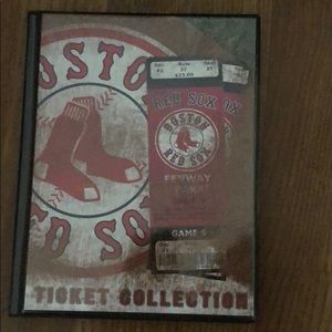 Boston Red Sox Ticket Collection